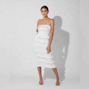 NWT Cleobella Elodie MIDI Dress - White